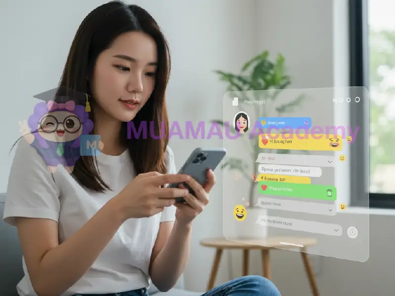 Đội ngũ hỗ trợ Muamau Seller nhanh chóng và tận tâm tại MUAMAU ACADEMY